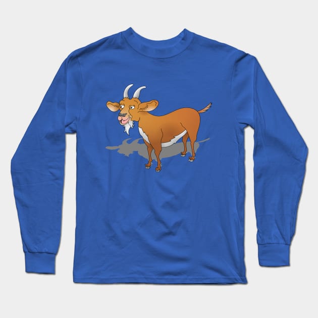 Goat Long Sleeve T-Shirt by mailboxdisco